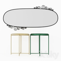 Other - Gladio Serving tables_ EKNE Mirror 