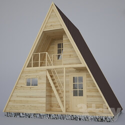 Building - Finnish cottage type _quot_Wigwam_quot_ 