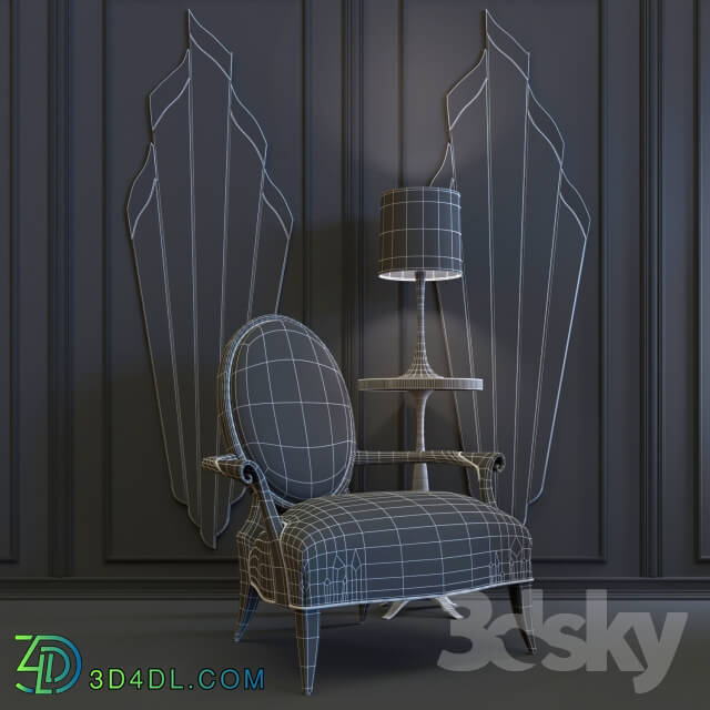 Arm chair - Christopher Guy Interior Set