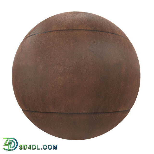 CGaxis-Textures Leather-Volume-11 stitched brown leather (04)
