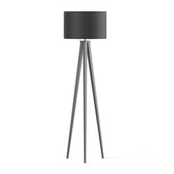 CGaxis Vol114 (18) black floor lamp 