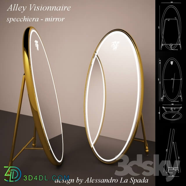 Mirror - ALLEY specchio. Visionnaire.