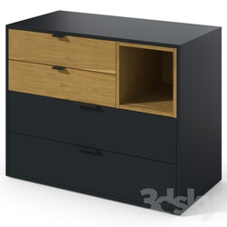 Sideboard _ Chest of drawer - Chest of drawers with open shelf 