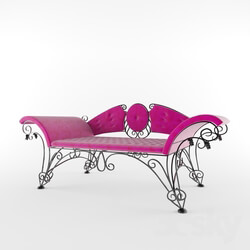 Sofa - Wrought iron sofa 