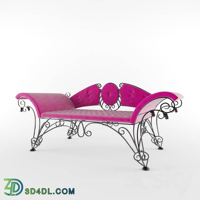 Sofa - Wrought iron sofa