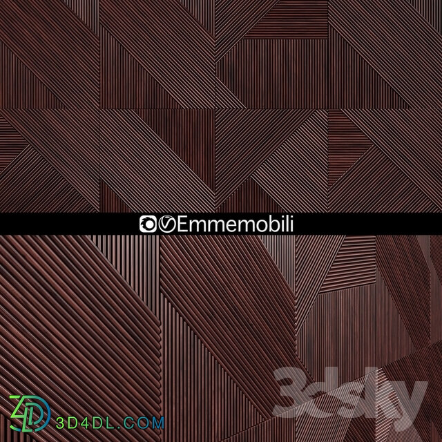 3D panel - Emmemobili STRIPES BOISERIE panels