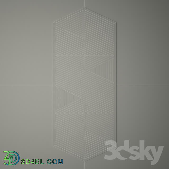 3D panel - Wall Decor 02