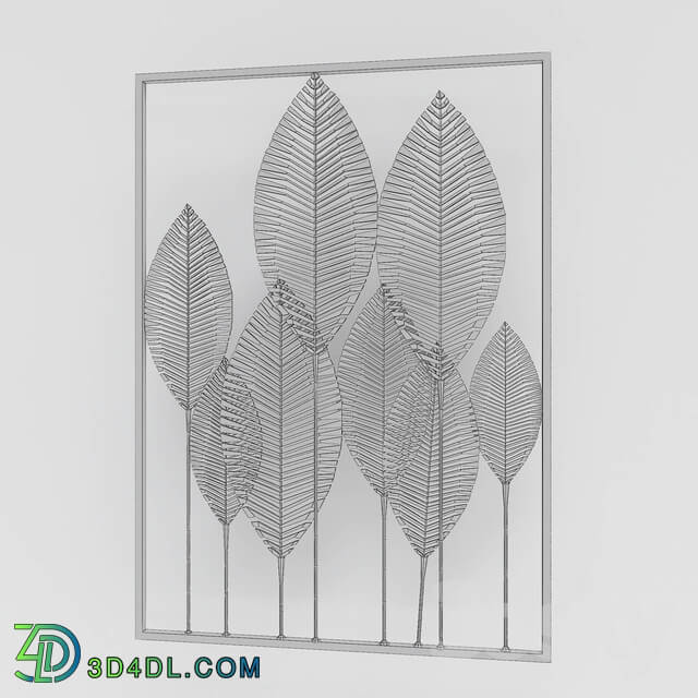Other decorative objects - panel leaves