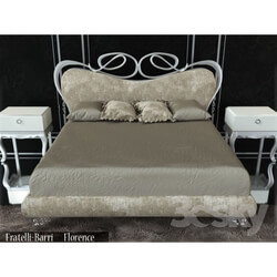 Bed - Bed Fratelli Barri. Collection of Florence. 
