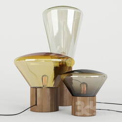Floor lamp - Muffins Wood by Lucie Koldová_ Dan Yeffet 