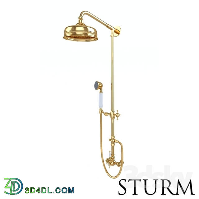 Faucet - Shower rack STURM Victorian 2_ color gold