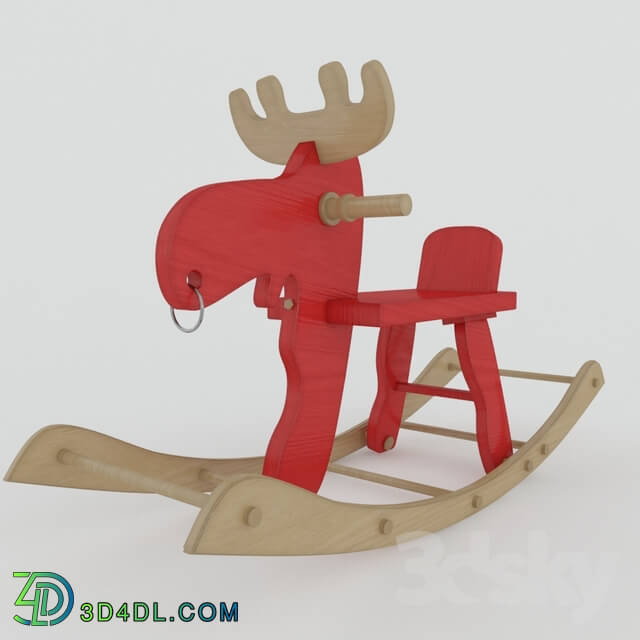 Toy - Wooden deer toy