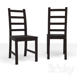 Chair - Black wooden IKEA chair KAUSTBY _ KAUSTBY chair from IKEA 