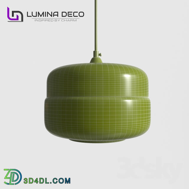 Ceiling light - _OM_ Hanging lamp Lumina Deco Barlet black LDP 6808 _BK_