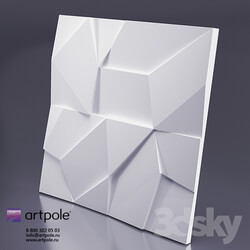 3D panel - Gypsum 3d panel ROCK from Artpole 