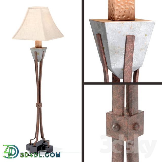 Floor lamp - Slate floor lamp