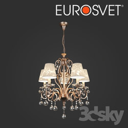 Ceiling light - OM Chandelier with crystal Eurosvet 1448_5 Eileen 