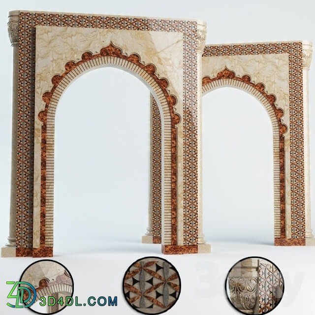 Decorative plaster - gate