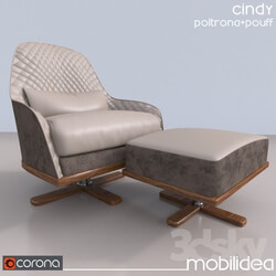 Arm chair - The chair and ottoman by Cindy Mobilidea 