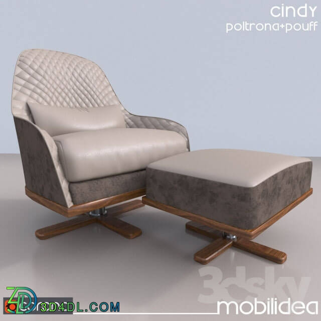 Arm chair - The chair and ottoman by Cindy Mobilidea