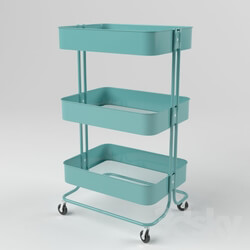 Other - ROSKUG table with wheels_ turquoise 