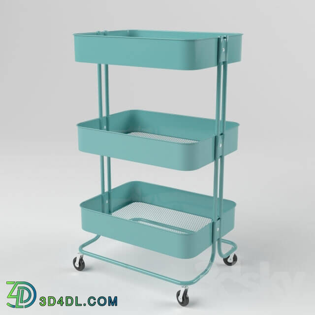 Other - ROSKUG table with wheels_ turquoise