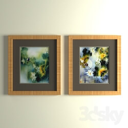 Frame - Two paintings within 