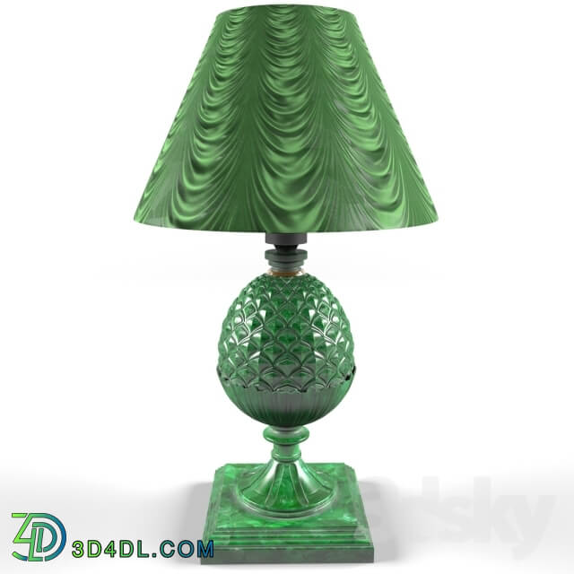 Table lamp - Lamp table malahitovay