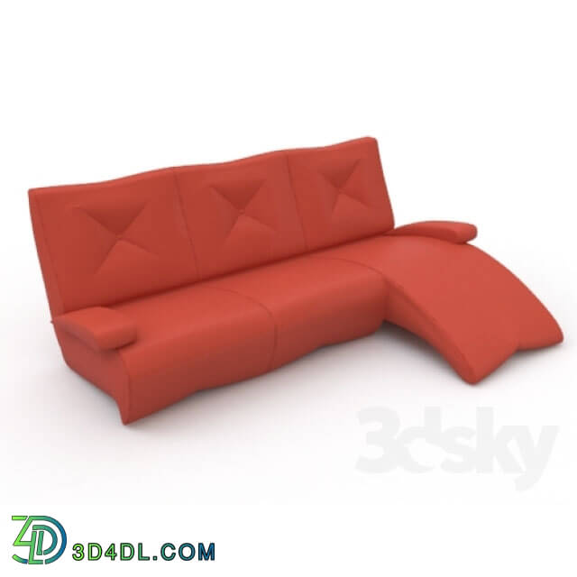 Other soft seating - Sofa with ottomankoj Saiwala model _stin2