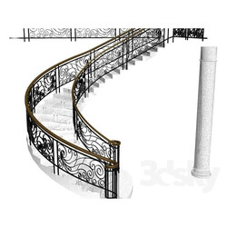 Staircase - stair spiral 