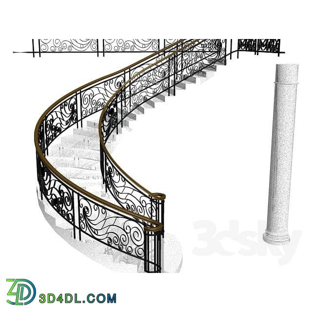 Staircase - stair spiral