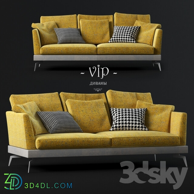 Sofa - Vip sofas - Skyline modern composite two-seater sofa