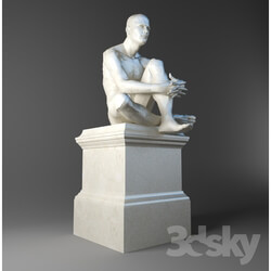 Sculpture - Sculpture_seated_man 