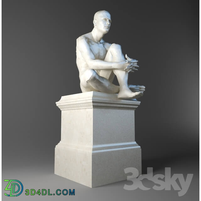 Sculpture - Sculpture_seated_man