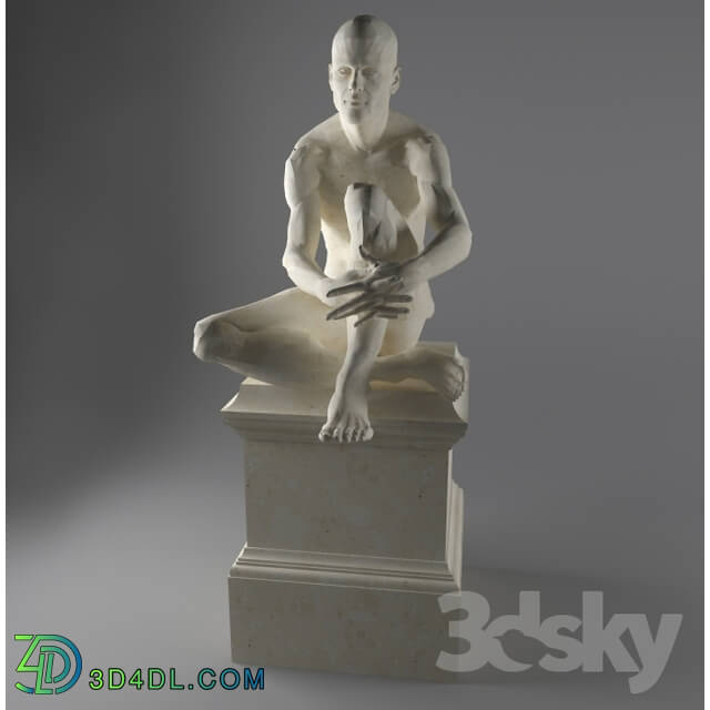 Sculpture - Sculpture_seated_man