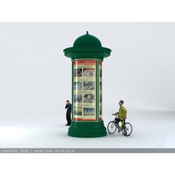 Other architectural elements - Advertising stand 