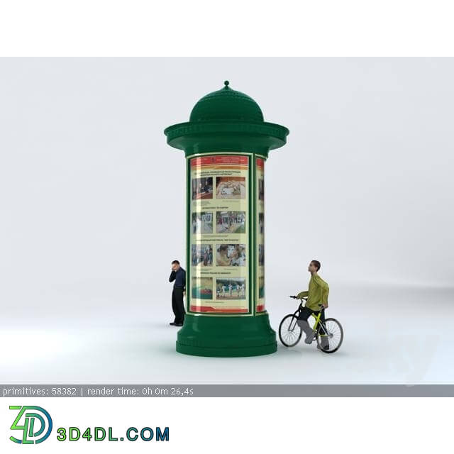 Other architectural elements - Advertising stand