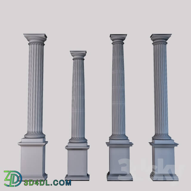 Decorative plaster - Column classic