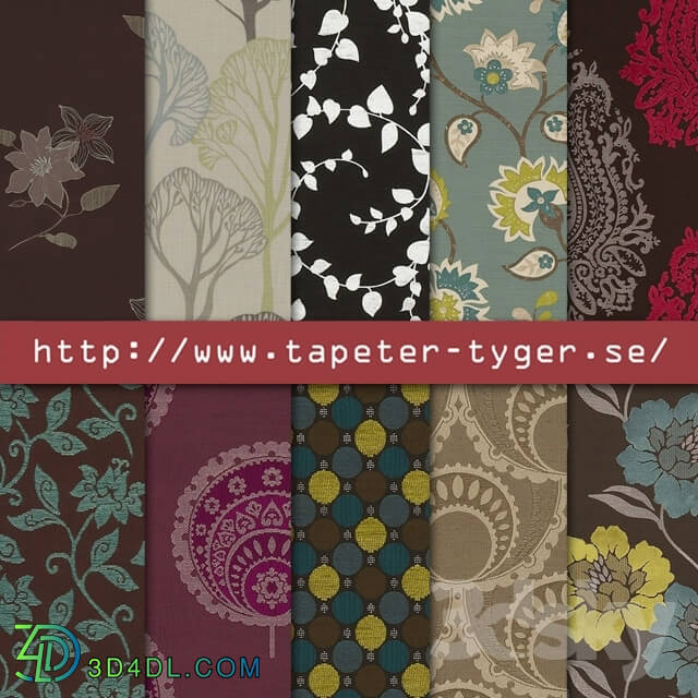 Fabric - tapeter tyger-3