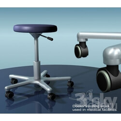 Chair - Doctors rolling stool 