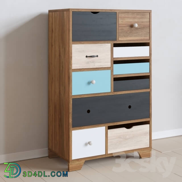 Sideboard _ Chest of drawer - Chest Aquarelle Birch