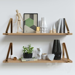 Decorative set - Set with shelves 