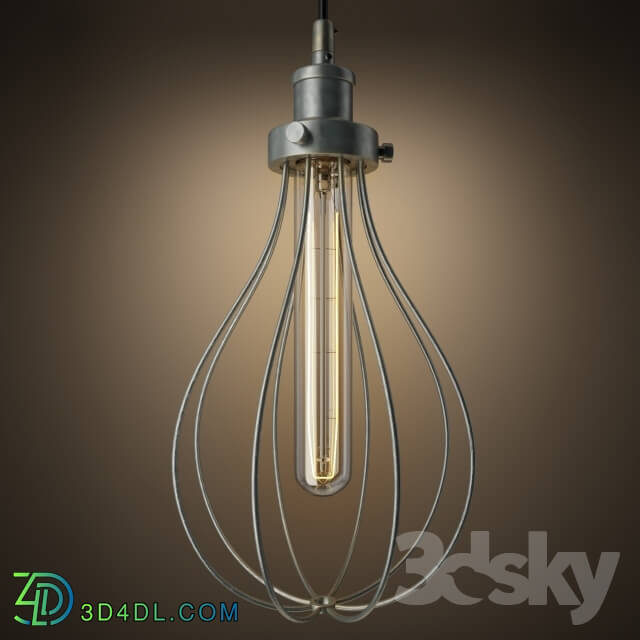 Ceiling light - Restoration hardware Teardrop Wire Filament Single Pendant