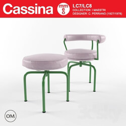 Chair - Cassina LC7-LC8 