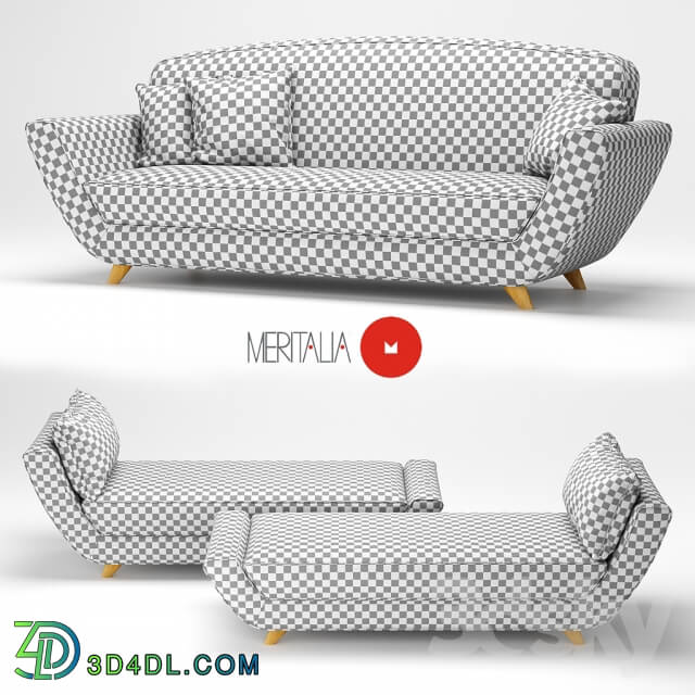 Sofa - A sofa and chaise longue by Minah Meritalia