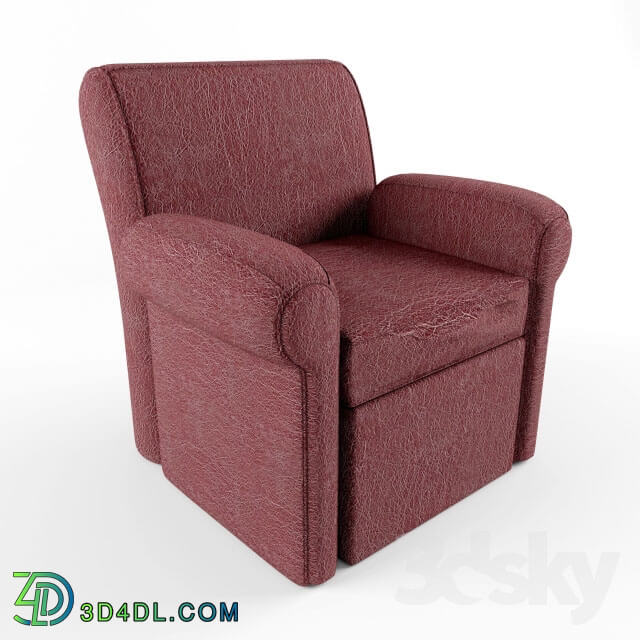 Arm chair - Leather seat