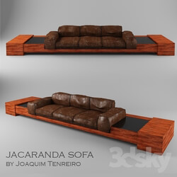 Sofa - Jacaranda sofa by Joaquim Tenreiro 
