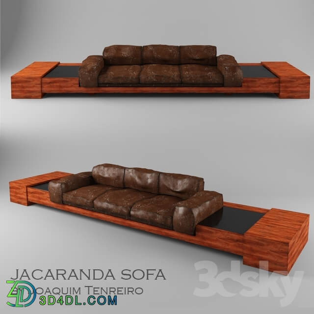 Sofa - Jacaranda sofa by Joaquim Tenreiro