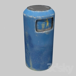 Other architectural elements - Trash can 