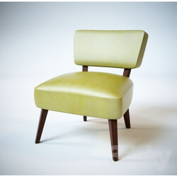 Chair - Chair Green Leather 